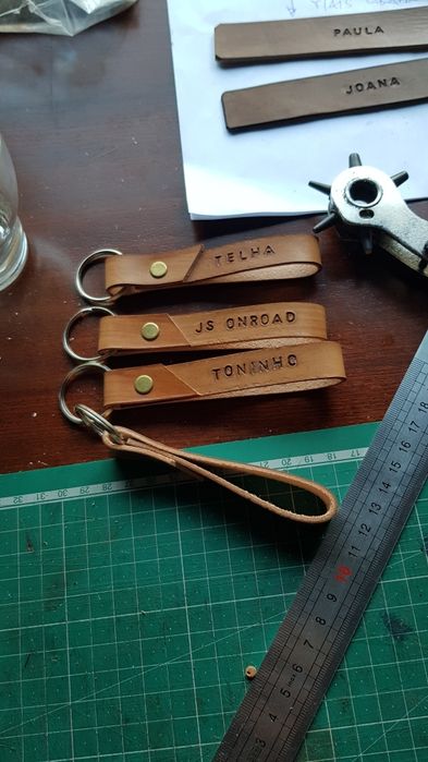 Porta Chaves personalizados em Couro