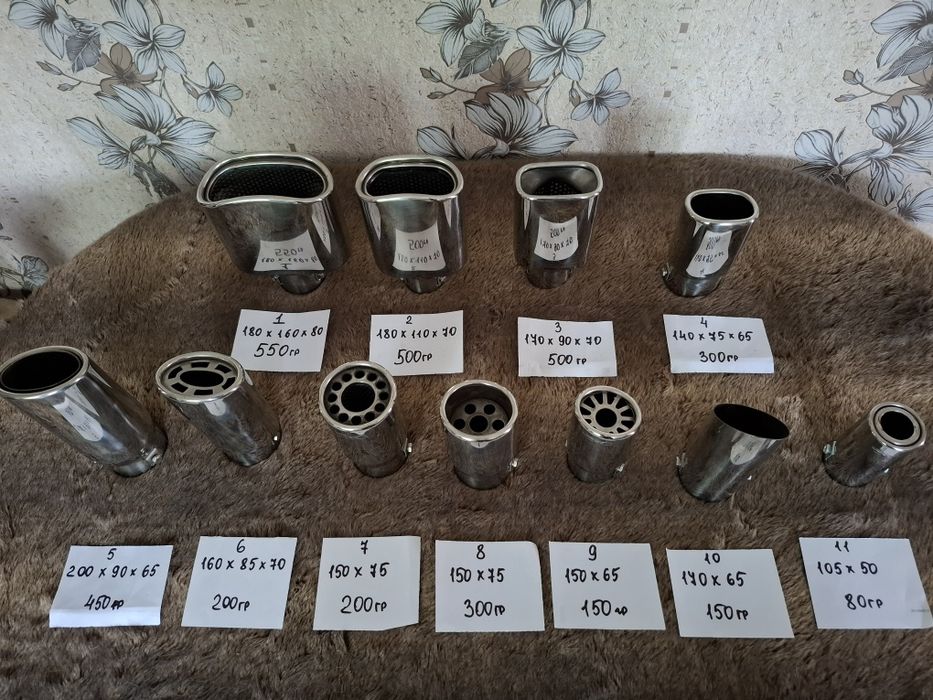 Насадки на глушители декаративние