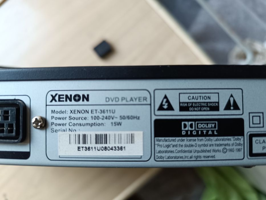 DVD програвач xenon et 3611u