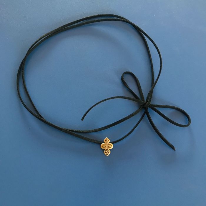 Українська прикраса Берегиня чокер на шнурі дукач