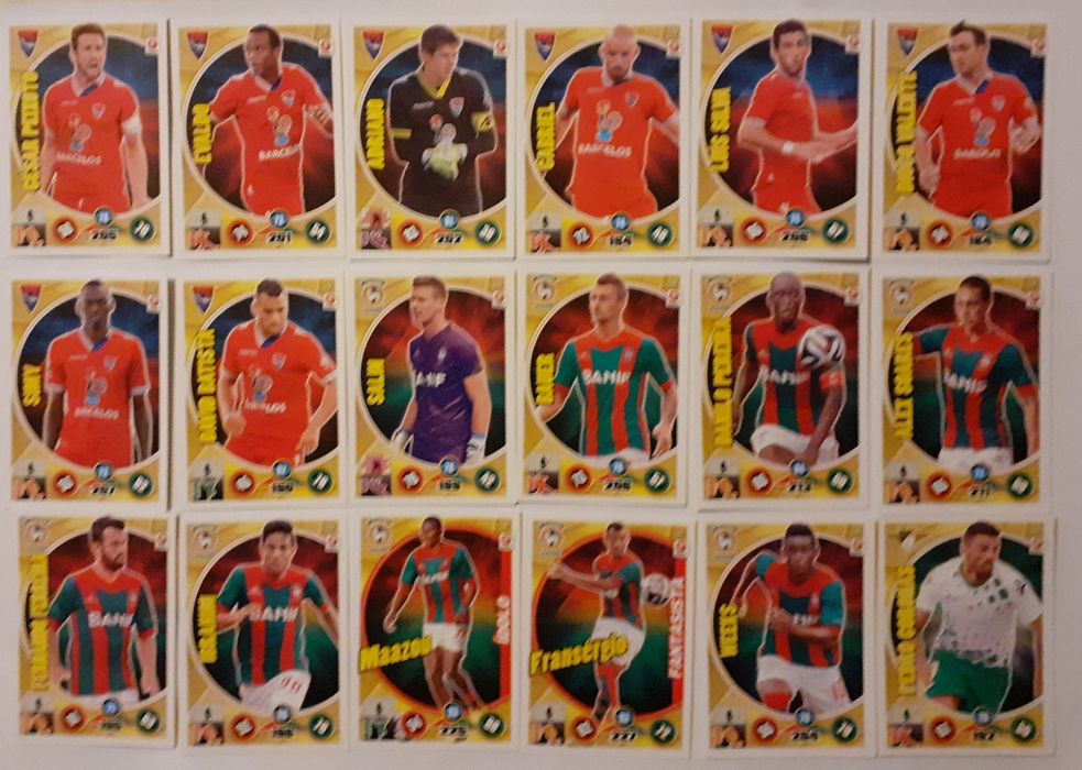 Cartas Novas Adrenalyn XL 2014-15