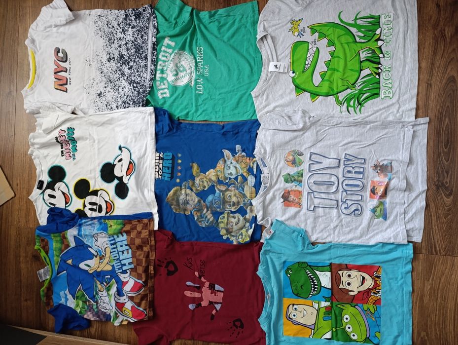 Лот пакет одягу для хлопчика 110-116 футболки реглани