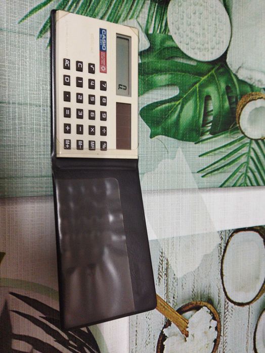 Casio máquina calcular solar