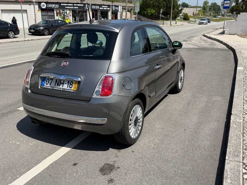 Fiat 500 1.2 Lounge - Nacional – 105.000 km – Teto Panorâmico – Impecável