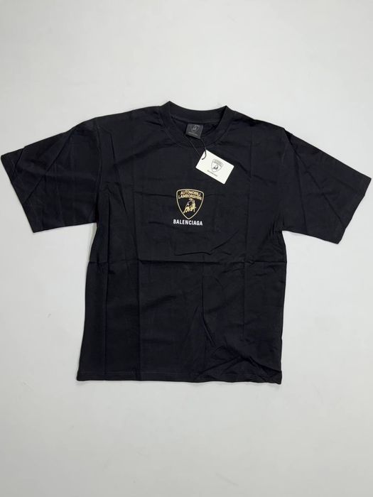 футболка Balenciaga x Lamborghini logo tee