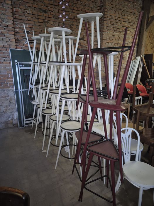 50x Hoker stołek barowy FAMEG prowansalski | Restauracja | Bistro