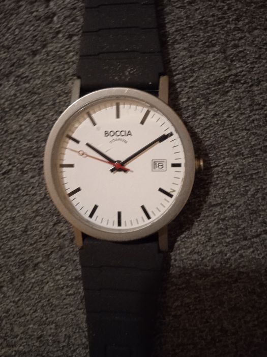 Zegarek marki Boccia z tytanu