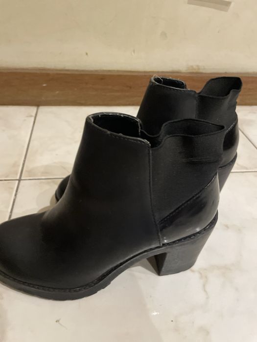 Botas pretas Pull&bear