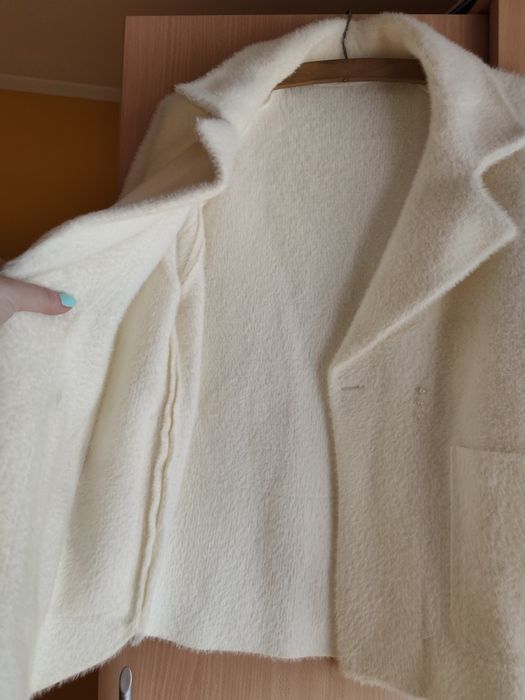 Futerko białe alpaka