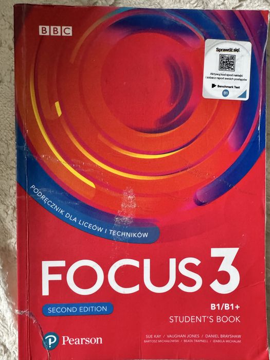 Focus Second Edition. Student’s Book. Część 3. Benchmark + kod