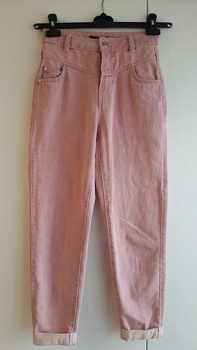 Nowość 2025:) dżinsowe BOYFRIEND BERSHKA roz 32