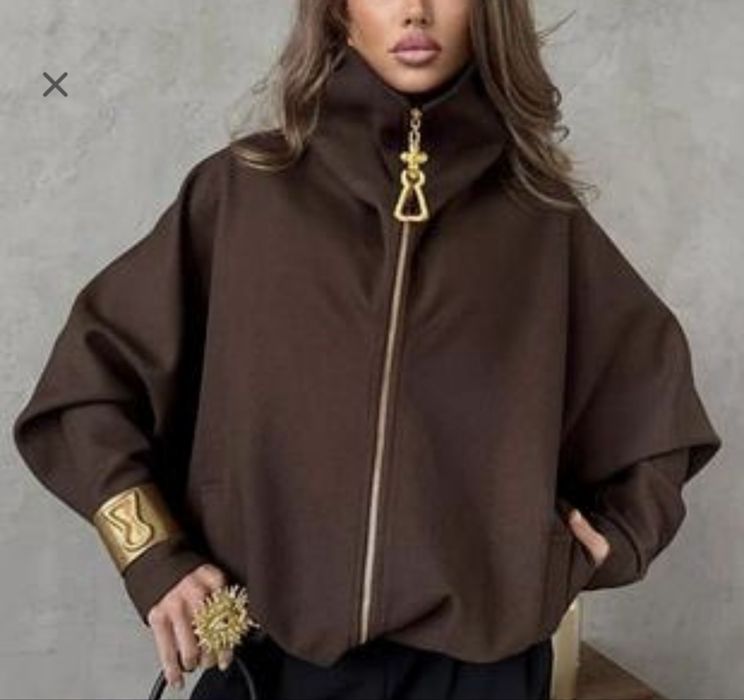 Куртка Schiaparelli, темно-коричневая. Женская.