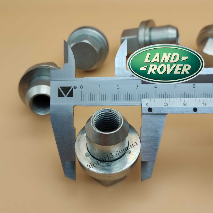Колесные гайки Ренж Ровер М14х1,5 ключ 22мм цельные Range Rover Sport
