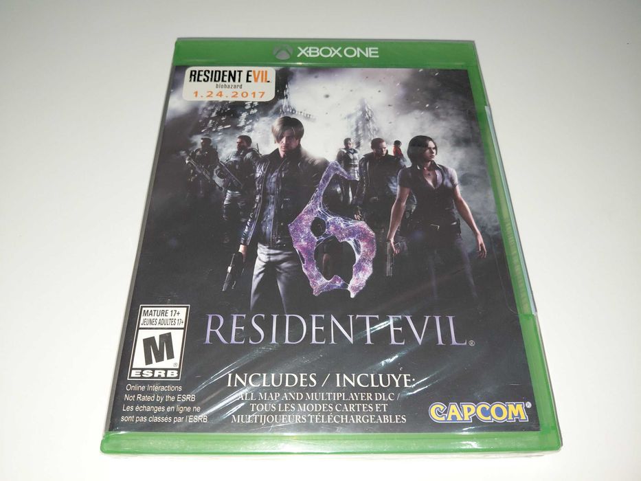 xbox one RESIDENT EVIL 6 PL po polsku horror akcja UNIKAT na płycie v1 gra nowa! folia