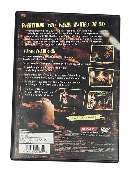 Gra PS2 Silent Hill 3