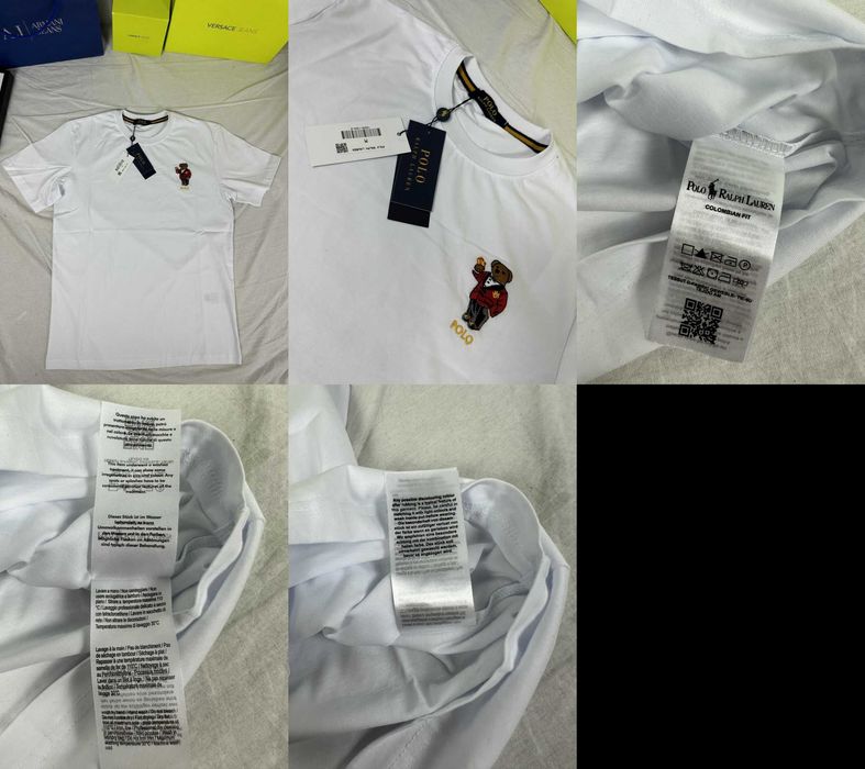 Koszulka ralph tshirt mis koszulki męskie maly znaczek kolory