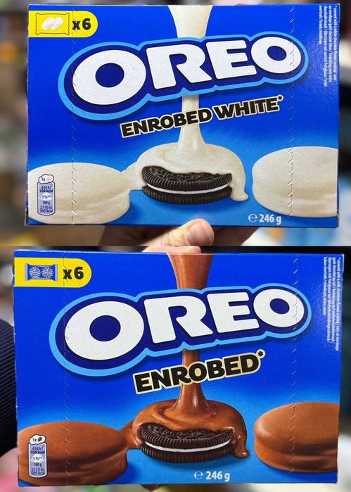 Печиво Oreo Milk Enrobed в білому і молочному шоколаді 246 г