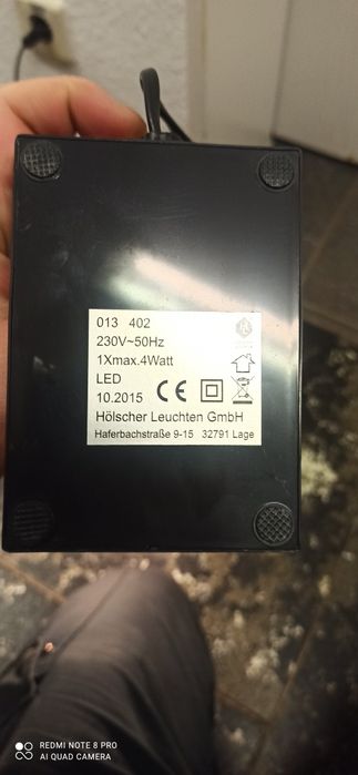 Стильна LED лампа Hölscher Leuchten 4W! Ідеально для дому чи офісу