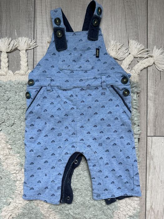 Ogrodniczki spodnie niebieskie