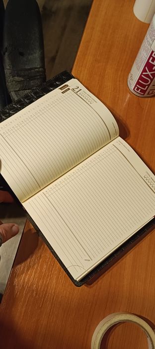 Блокнот в кожаном чехле