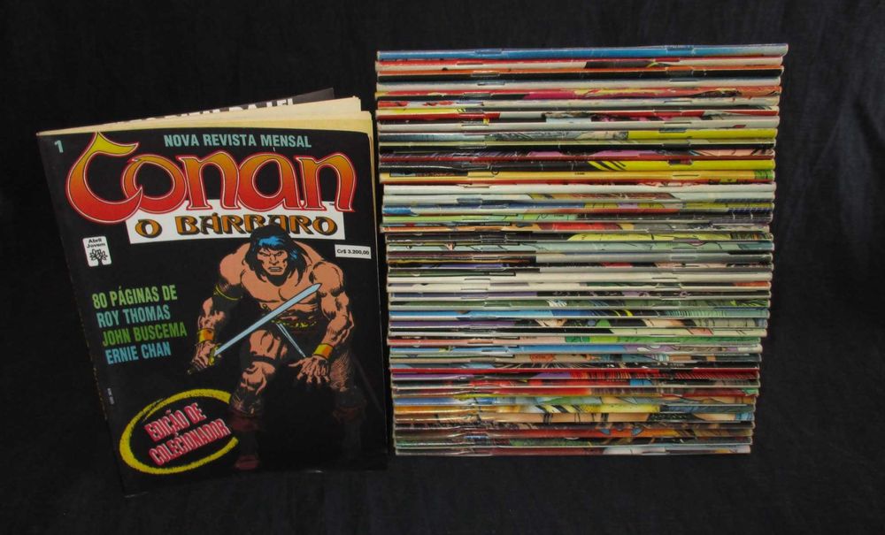 Livros BD Conan o Bárbaro Abril
