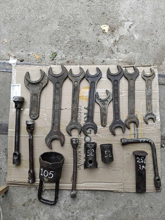 Ключи рожковые и торцевые