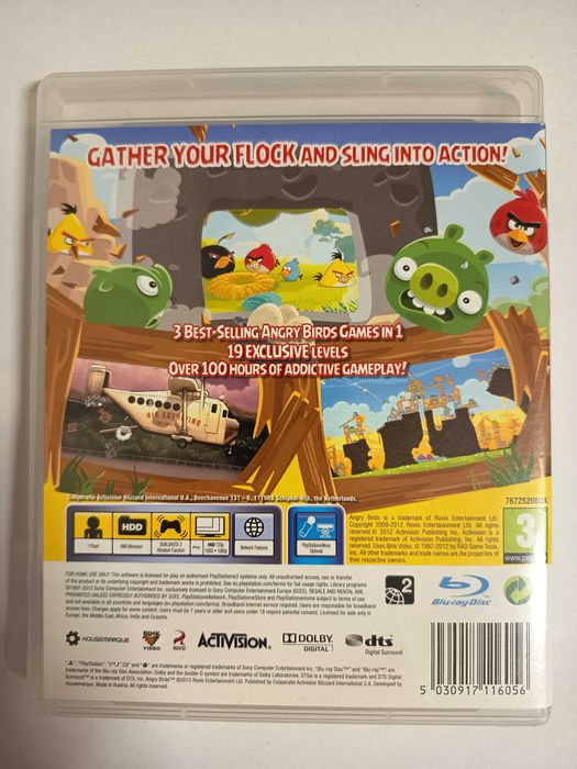 ANgry Birds Trilogy PS3 PlayStation 3 angielska komplet