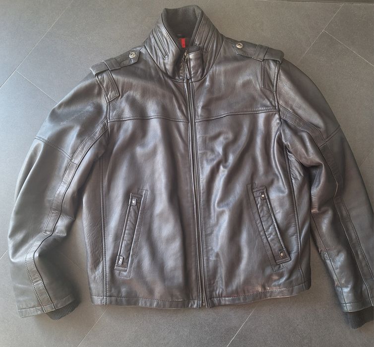 Kurtka skórzana ocieplana Ochnik XXL