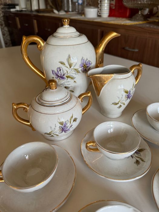 Serviço de chá muito antigo