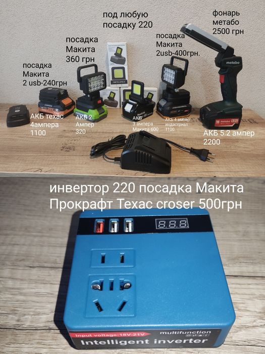 Бош Макита Метабо Девольт  Прокрафт инструмент кейс фонарик болгарка