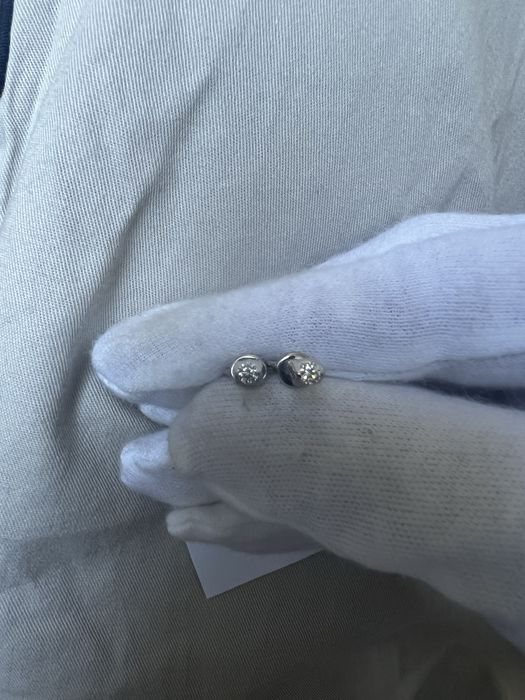 Пусеты с бриллиантами