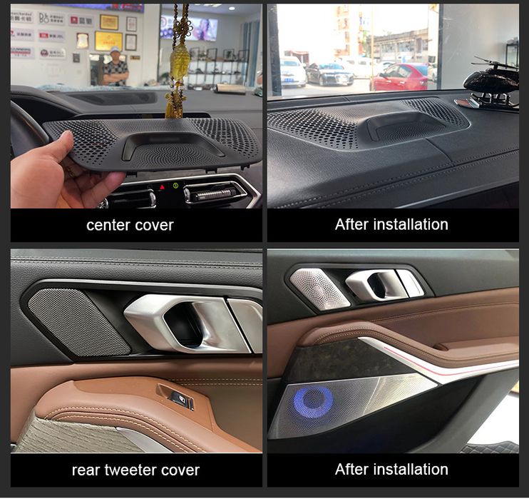 комплект сеток Bowers&Wilkins BMW G05 G07 X5 X7 с подсветкой