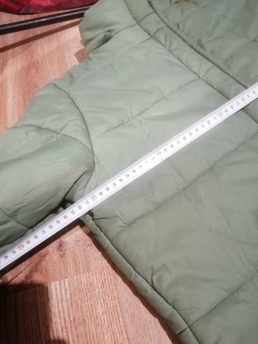 Plaszcz zimowy długi XL zamek guziki id.(253)