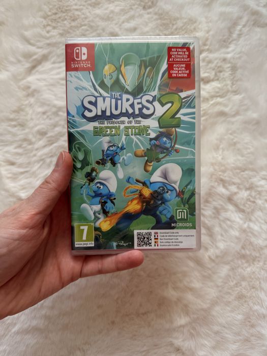 Gra Nintendo Switch The Smurfs 2 Green Stone Nowa Kod w pudełku