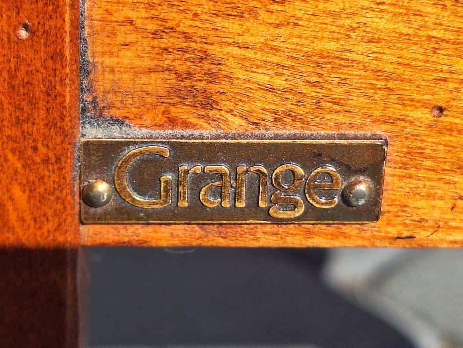 Vintage, drewniany regał na książki Grange