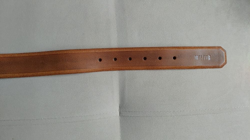 Pasek skórzany mustang