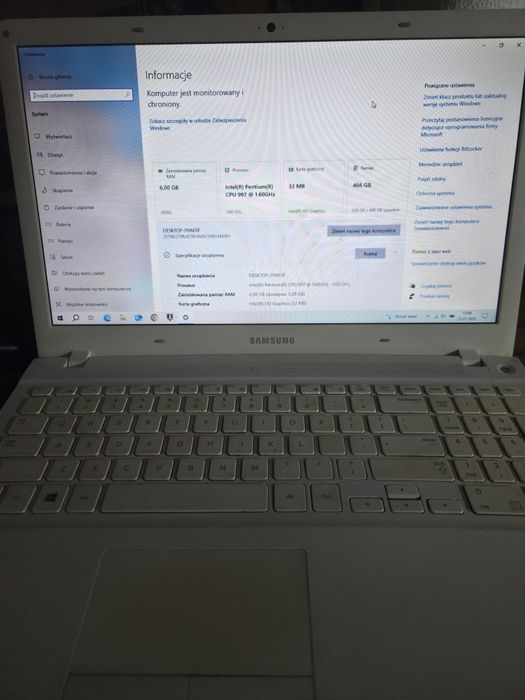 2 laptopy samsung hp