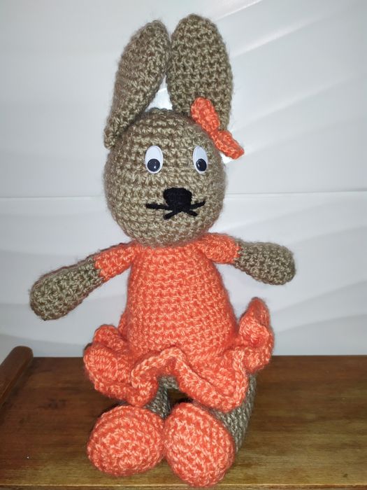 Szydełkowane ręcznie misie.