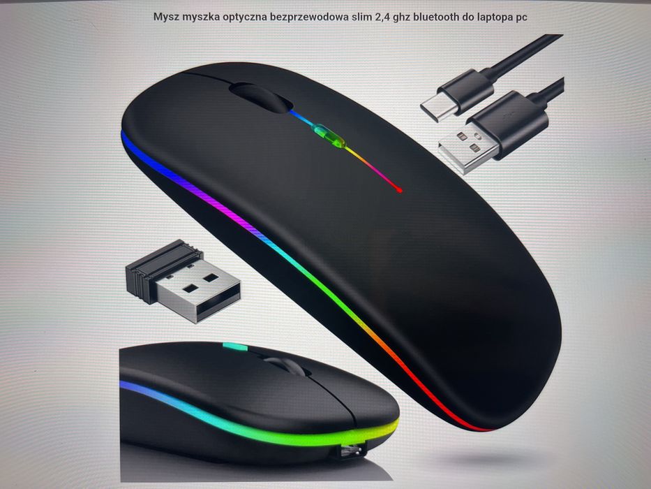 Mysz komputerowa świecąca 48tknn