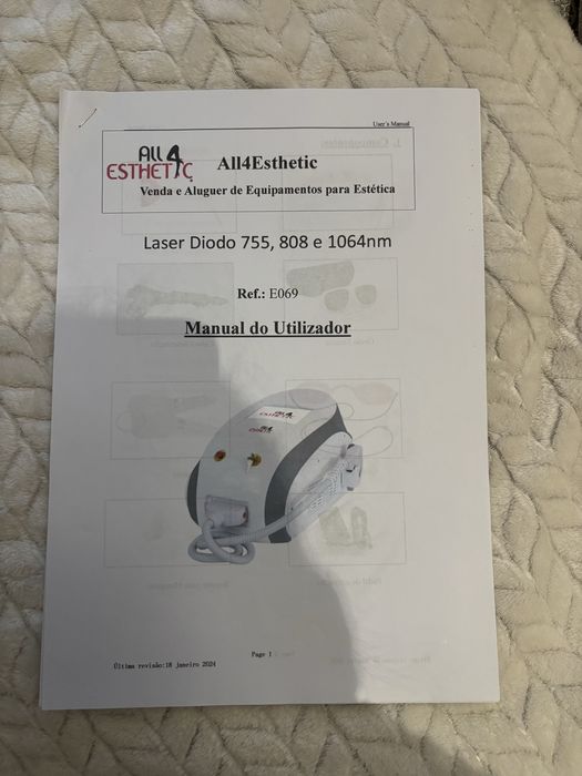 Vendo máquina laser diodo 755 , 808 e 1064nm