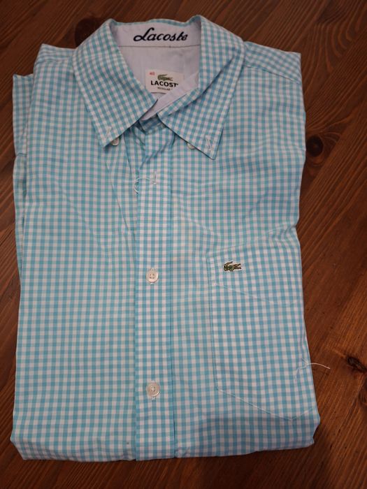 Koszula Lacoste regular fit rozmiar kołnierzyka - 40
