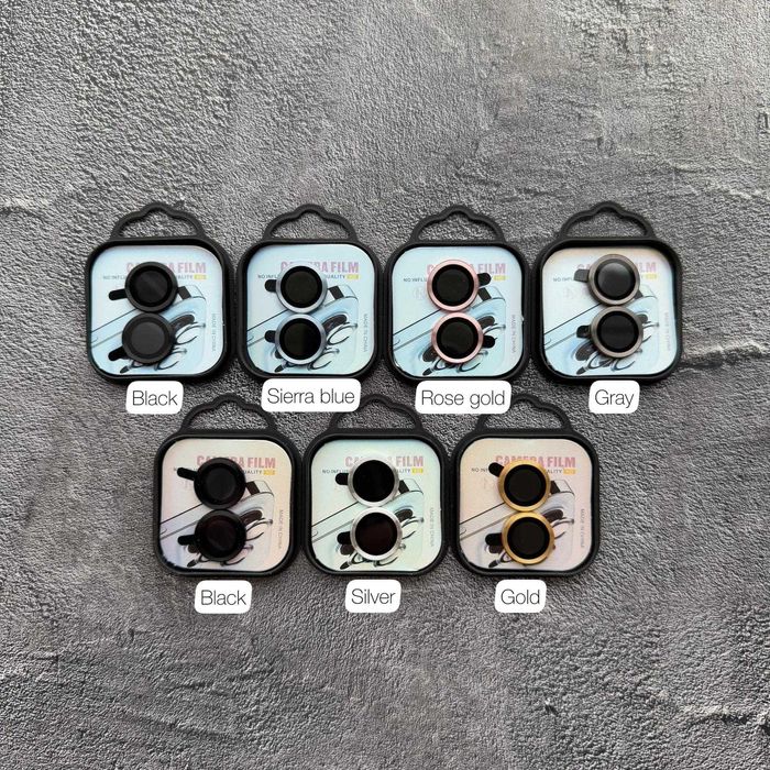 Захисне скло на лінзи камери iPhone Metal Classic