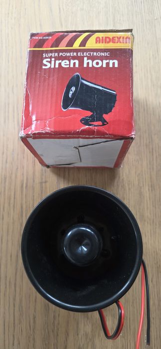 Syrena Sygnał Alarmowy 6-12Volt 15Wat  110 decybeli