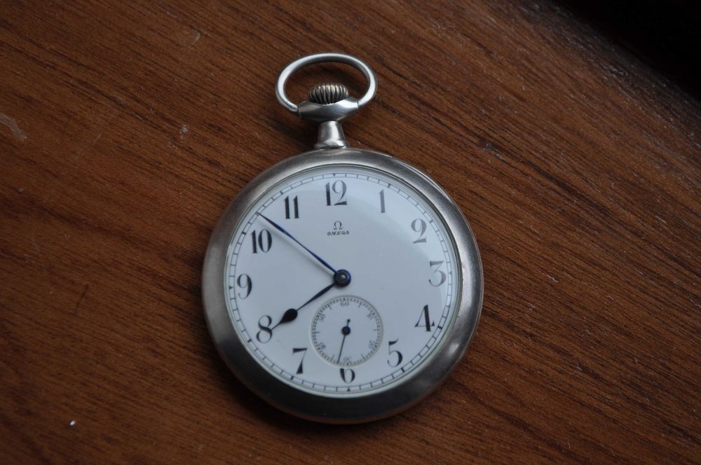 Relogio Bolso Omega Prata