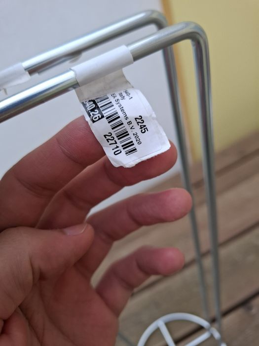 Porta rolos zincado ikea