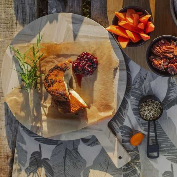 Deska do serwowania krojenia z drewna akacjowego home&you okrągła