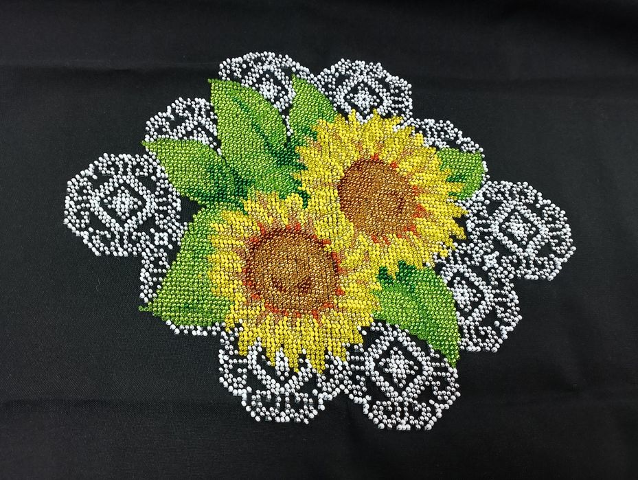 Плаття вишивка бісером