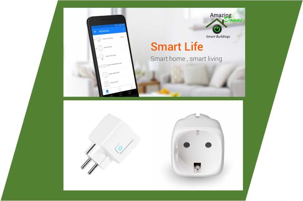 Tomada Wi-Fi Inteligente Tuya Smart Life c/ medição de Energia 16A/