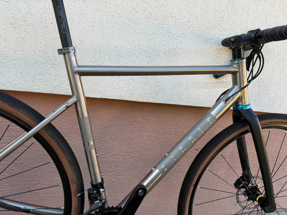 Rower szosowy Ribble endurance CGR Ti, tytanowy, Shimano 105 2x12