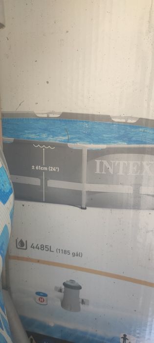 Piscina Intex desmontável